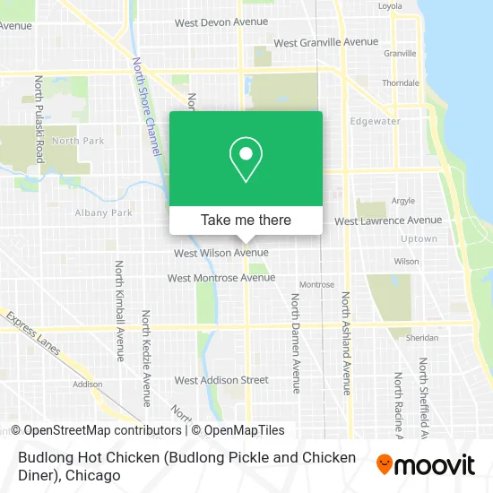 Budlong Hot Chicken (Budlong Pickle and Chicken Diner) map