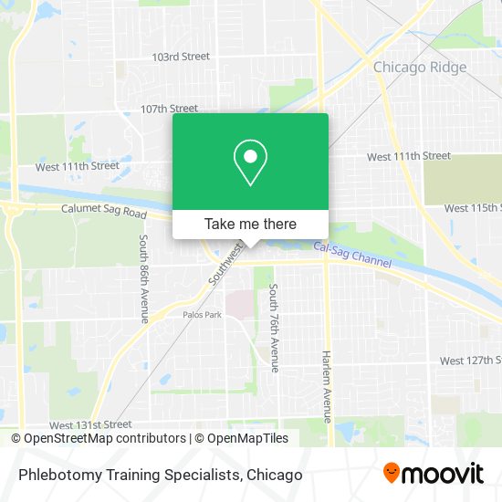Mapa de Phlebotomy Training Specialists