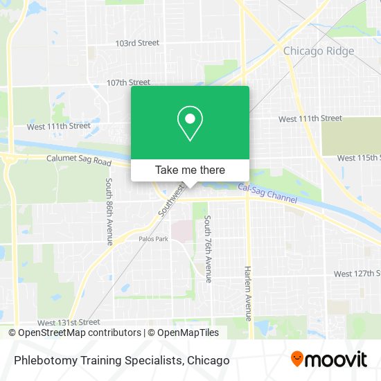 Phlebotomy Training Specialists map