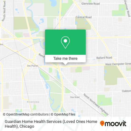 Mapa de Guardian Home Health Services (Loved Ones Home Health)