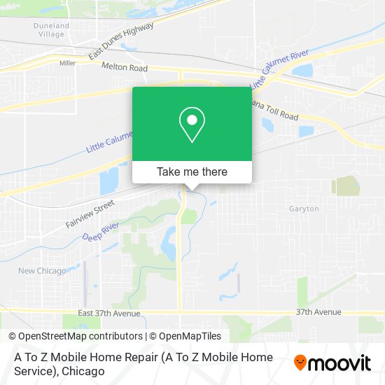 A To Z Mobile Home Repair map
