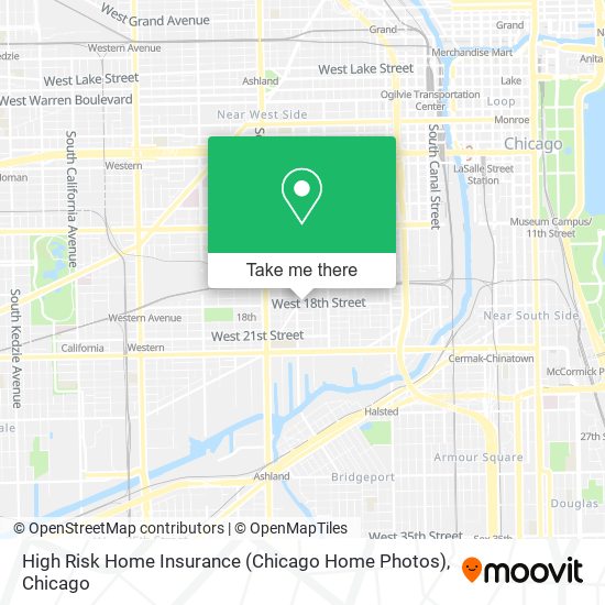 Mapa de High Risk Home Insurance (Chicago Home Photos)