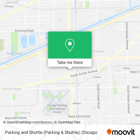 Parking and Shuttle (Parking & Shuttle) map