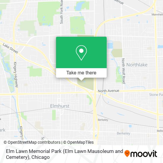 Mapa de Elm Lawn Memorial Park (Elm Lawn Mausoleum and Cemetery)