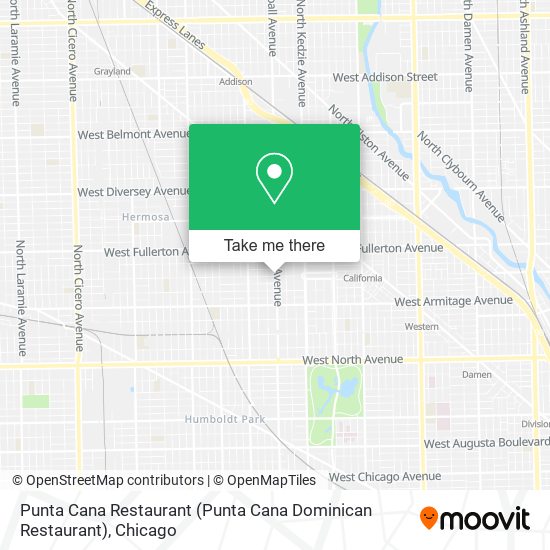 Punta Cana Restaurant map