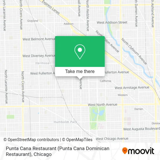 Punta Cana Restaurant map