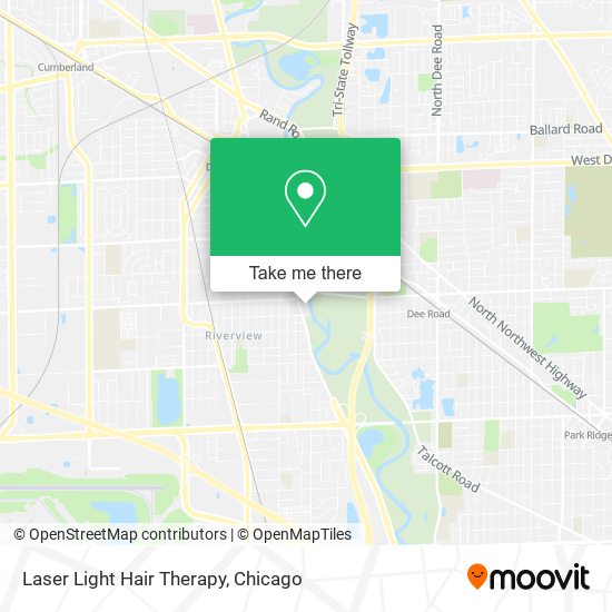 Laser Light Hair Therapy map