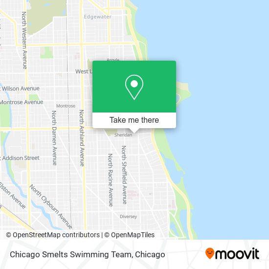 Chicago Smelts Swimming Team map