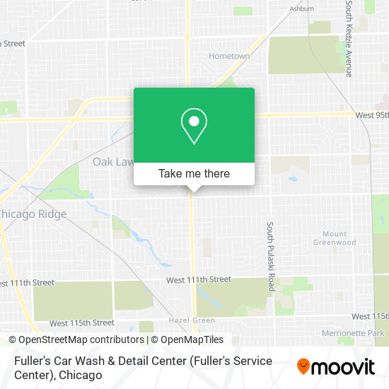 Mapa de Fuller's Car Wash & Detail Center (Fuller's Service Center)