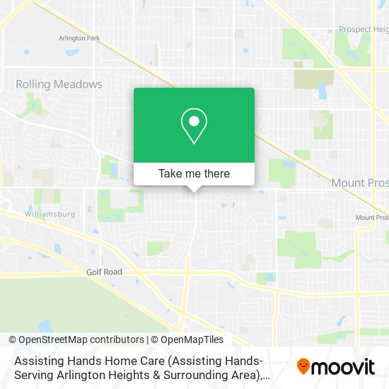 Mapa de Assisting Hands Home Care (Assisting Hands-Serving Arlington Heights & Surrounding Area)