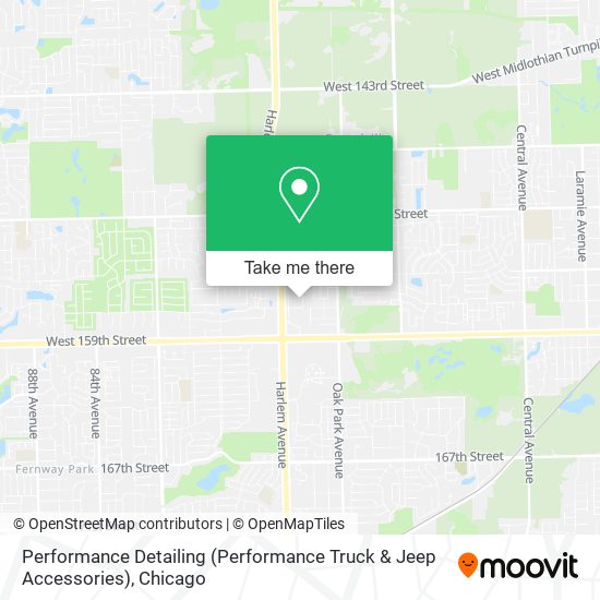Performance Detailing (Performance Truck & Jeep Accessories) map