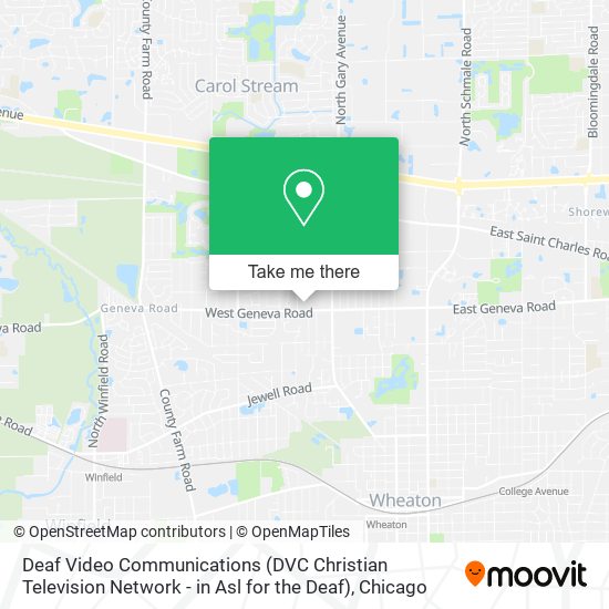 Mapa de Deaf Video Communications (DVC Christian Television Network - in Asl for the Deaf)