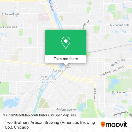 Two Brothers Artisan Brewing (America's Brewing Co.) map