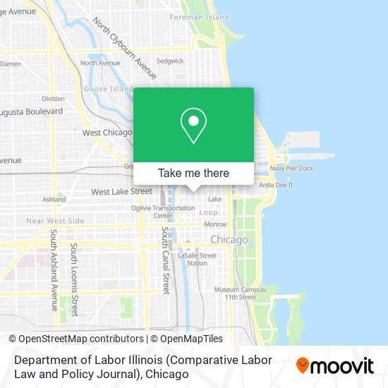 Department of Labor Illinois (Comparative Labor Law and Policy Journal) map