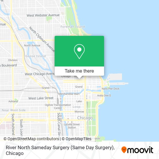 River North Sameday Surgery (Same Day Surgery) map