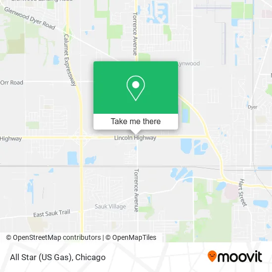 All Star (US Gas) map