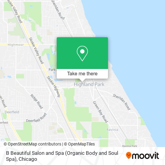 B Beautiful Salon and Spa (Organic Body and Soul Spa) map