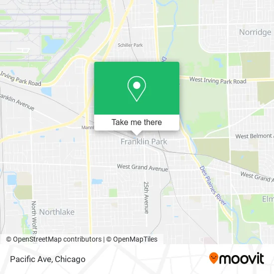 Mapa de Pacific Ave