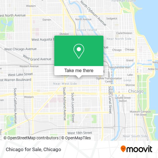 Mapa de Chicago for Sale