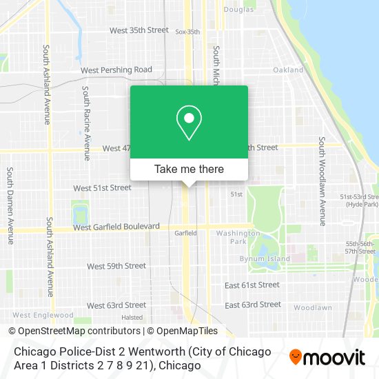 Mapa de Chicago Police-Dist 2 Wentworth (City of Chicago Area 1 Districts 2 7 8 9 21)