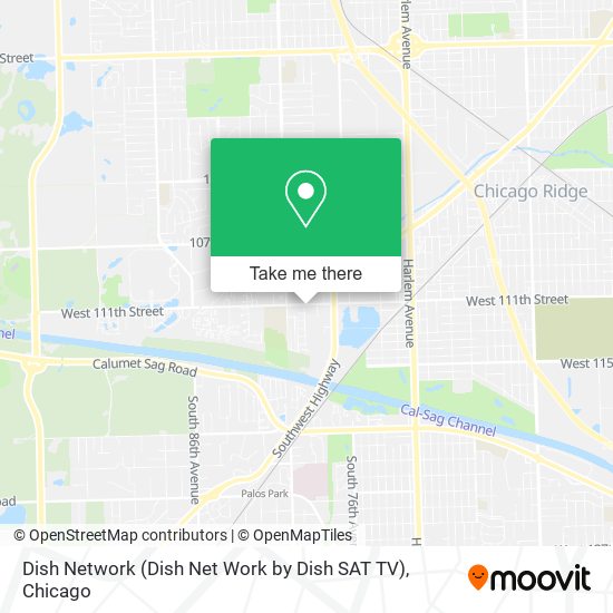 Dish Network (Dish Net Work by Dish SAT TV) map