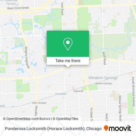 Ponderosa Locksmith (Horace Locksmith) map