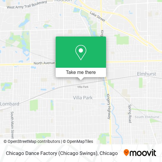 Chicago Dance Factory (Chicago Swings) map