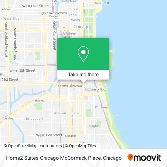 Home2 Suites-Chicago McCormick Place map