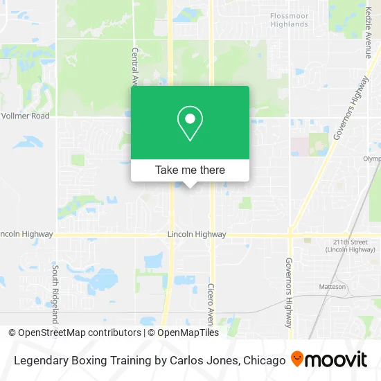 Legendary Boxing Training by Carlos Jones map