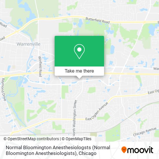 Mapa de Normal Bloomington Anesthesiologsts (Normal Bloomington Anesthesiologists)