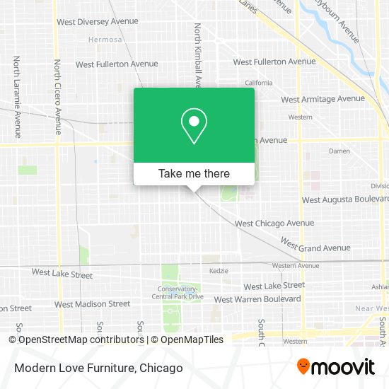 Modern Love Furniture map