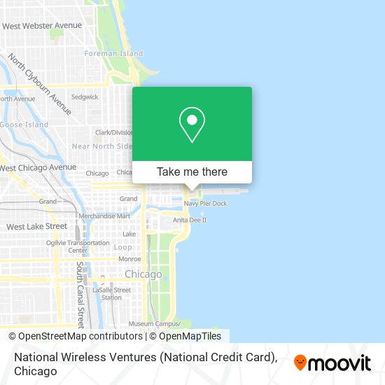 National Wireless Ventures (National Credit Card) map