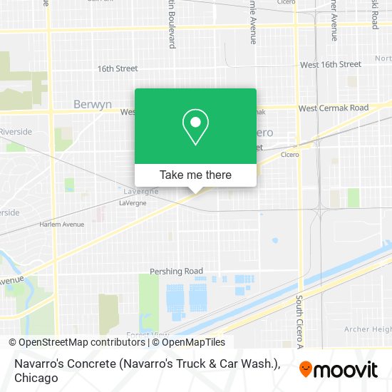 Navarro's Concrete (Navarro's Truck & Car Wash.) map