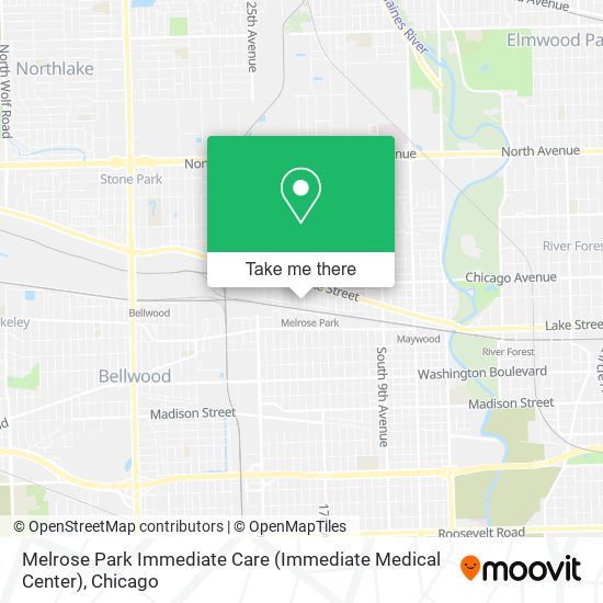 Melrose Park Immediate Care (Immediate Medical Center) map
