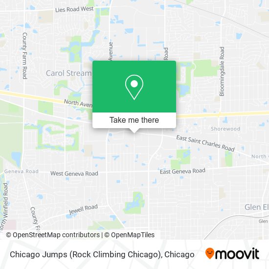 Chicago Jumps (Rock Climbing Chicago) map