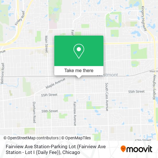 Fairview Ave Station-Parking Lot (Fairview Ave Station - Lot I (Daily Fee)) map
