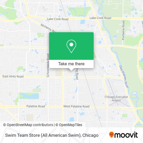 Mapa de Swim Team Store (All American Swim)