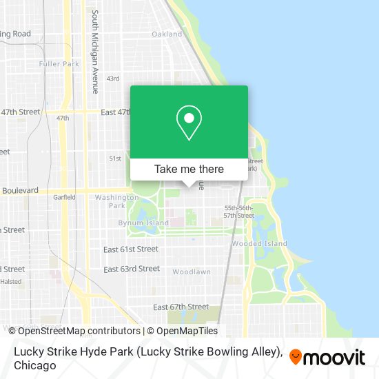 Lucky Strike Hyde Park (Lucky Strike Bowling Alley) map