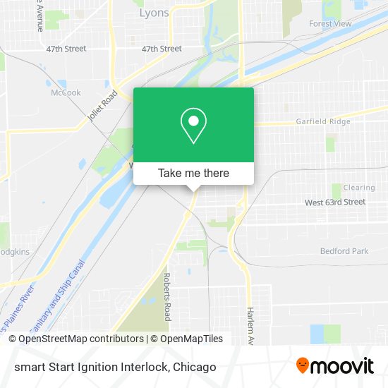 Mapa de smart Start Ignition Interlock