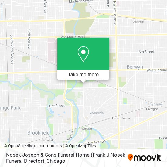 Nosek Joseph & Sons Funeral Home (Frank J Nosek Funeral Director) map