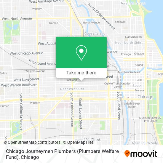 Chicago Journeymen Plumbers (Plumbers Welfare Fund) map