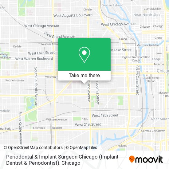 Mapa de Periodontal & Implant Surgeon Chicago (Implant Dentist & Periodontist)