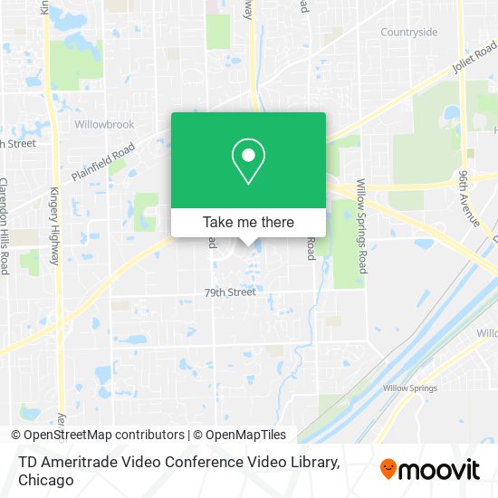 Mapa de TD Ameritrade Video Conference Video Library