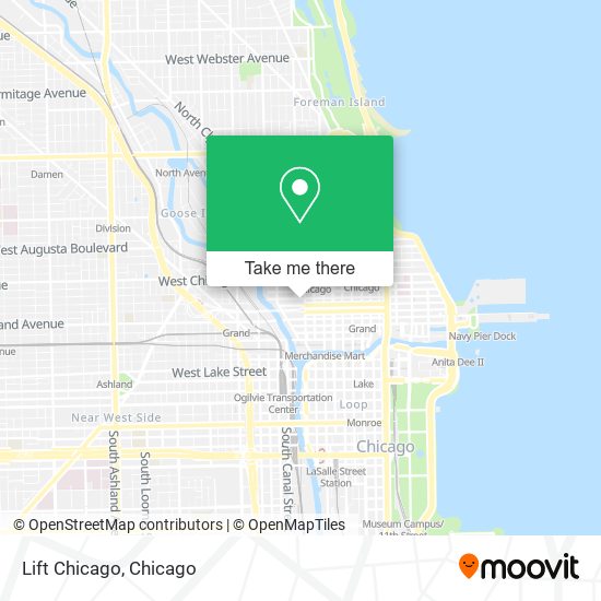 Lift Chicago map