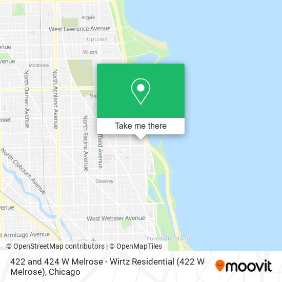 422 and 424 W Melrose - Wirtz Residential (422 W Melrose) map