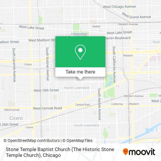 Mapa de Stone Temple Baptist Church (The Historic Stone Temple Church)