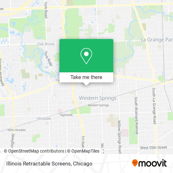 Illinois Retractable Screens map