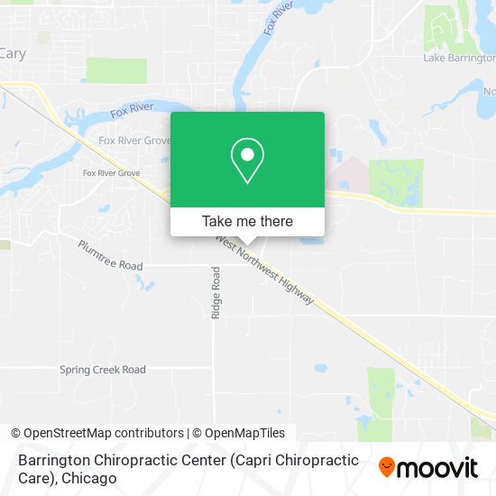 Barrington Chiropractic Center (Capri Chiropractic Care) map