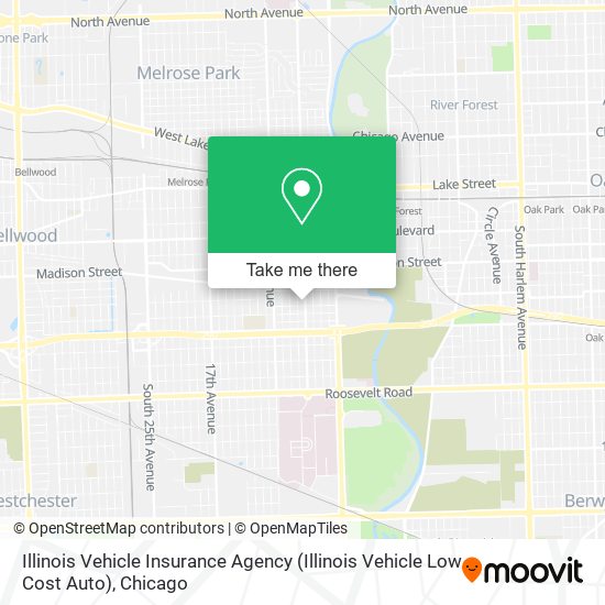 Illinois Vehicle Insurance Agency (Illinois Vehicle Low Cost Auto) map