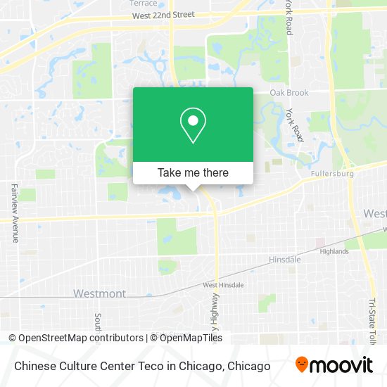 Chinese Culture Center Teco in Chicago map